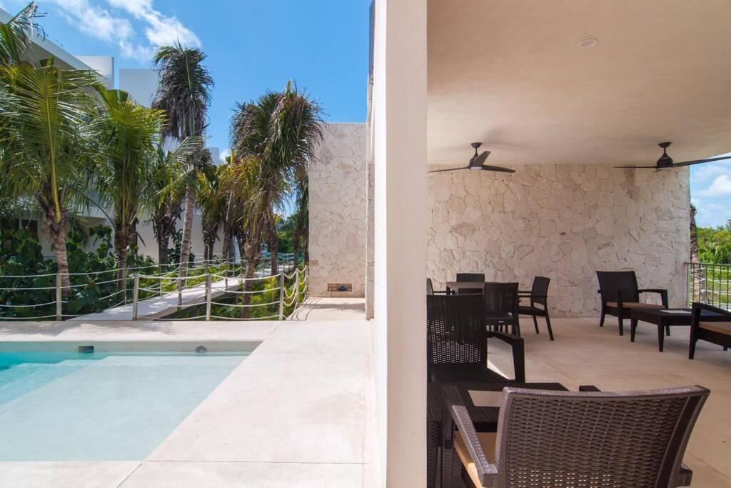 Ground Level Garden Condo At Akumal South By Tao Santamar Екстер'єр фото