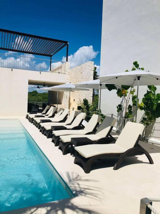Ground Level Garden Condo At Akumal South By Tao Santamar Екстер'єр фото