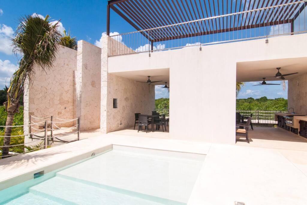 Ground Level Garden Condo At Akumal South By Tao Santamar Екстер'єр фото
