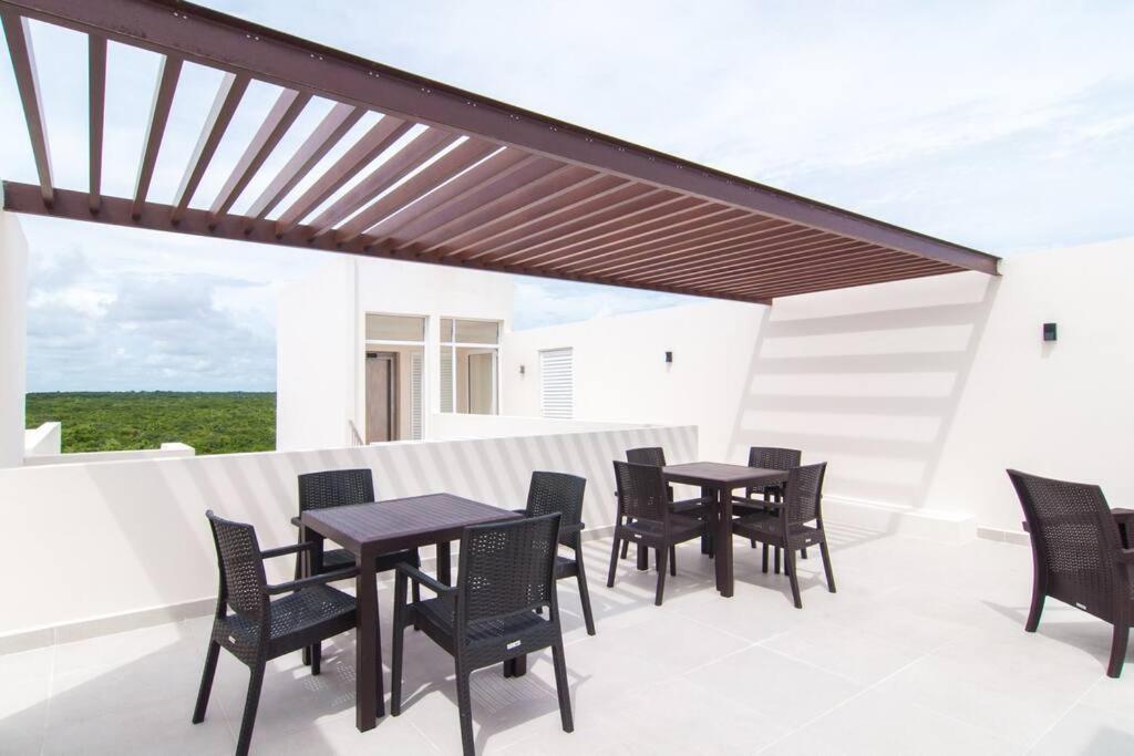Ground Level Garden Condo At Akumal South By Tao Santamar Екстер'єр фото